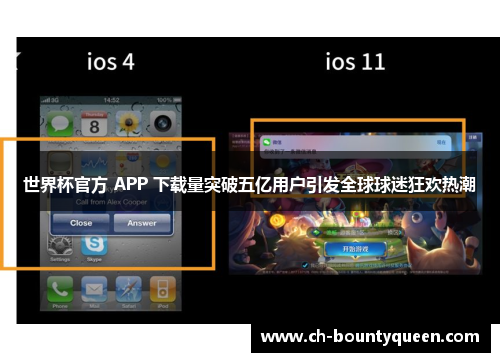 世界杯官方 APP 下载量突破五亿用户引发全球球迷狂欢热潮